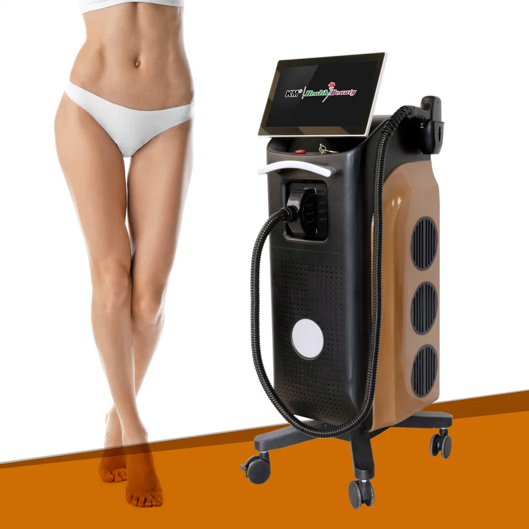 2023 Km Medical Ice Titanium Alexandrite Germany Laser Diode Hair Removal Skin Care Tight Machine 808nm 3 Wavelength Triple Depilacion Beauty Equipment Price